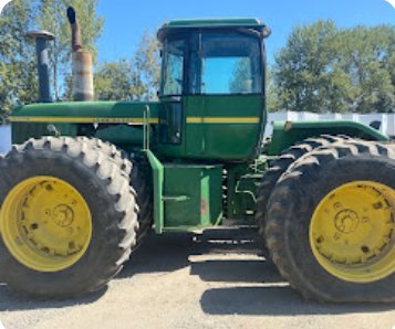 4WD articulated tractor serviced by Cascade Farm and Fleet Services